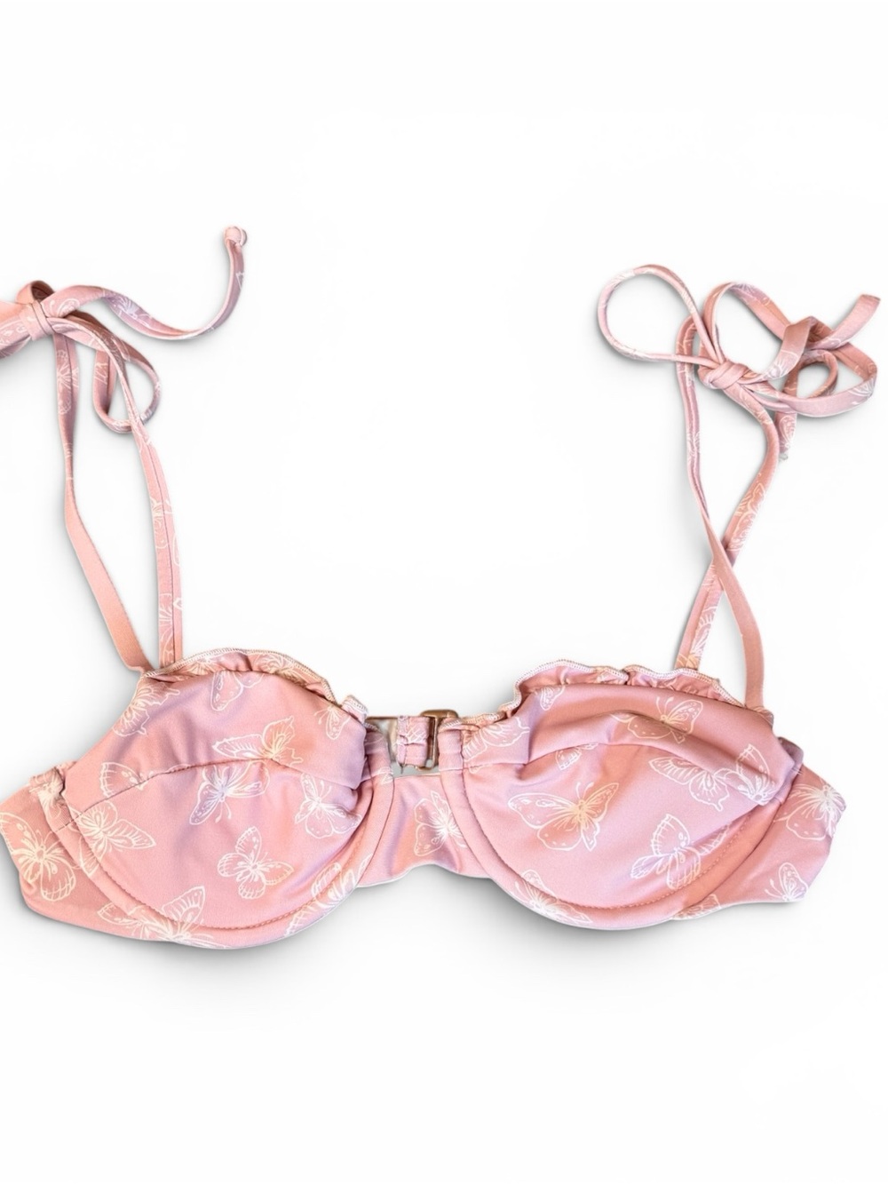 Dippin' Daisy's Pink Butterfly Bikini TOP ONLY